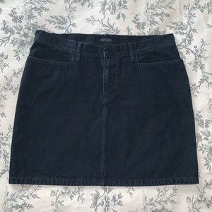Club Monaco Black Denim Skirt